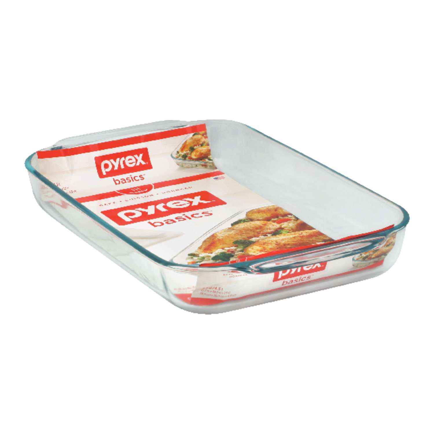 Pyrex 10 in. W x 15 in. L Baking Dish Clear Ace Hardware