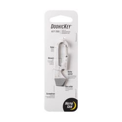Nite Ize DoohicKey 1.8 in. D Stainless Steel Silver DoohicKey Multi Key Tool