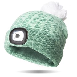 Night Scope Kids Hide & Seek Rechargeable LED Beanie MINT One Size Fits Most