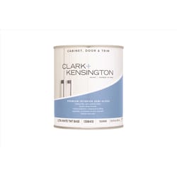 Clark+Kensington Semi-Gloss Tint Base Ultra White Base Cabinet/Door/Trim Paint Interior 1 qt