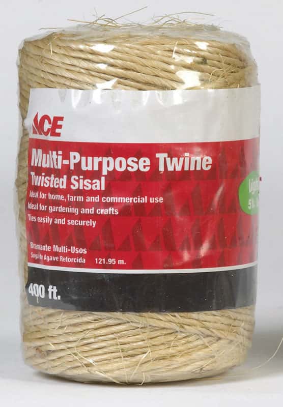 Ace 400 ft. L Brown Twisted Sisal Twine Ace Hardware