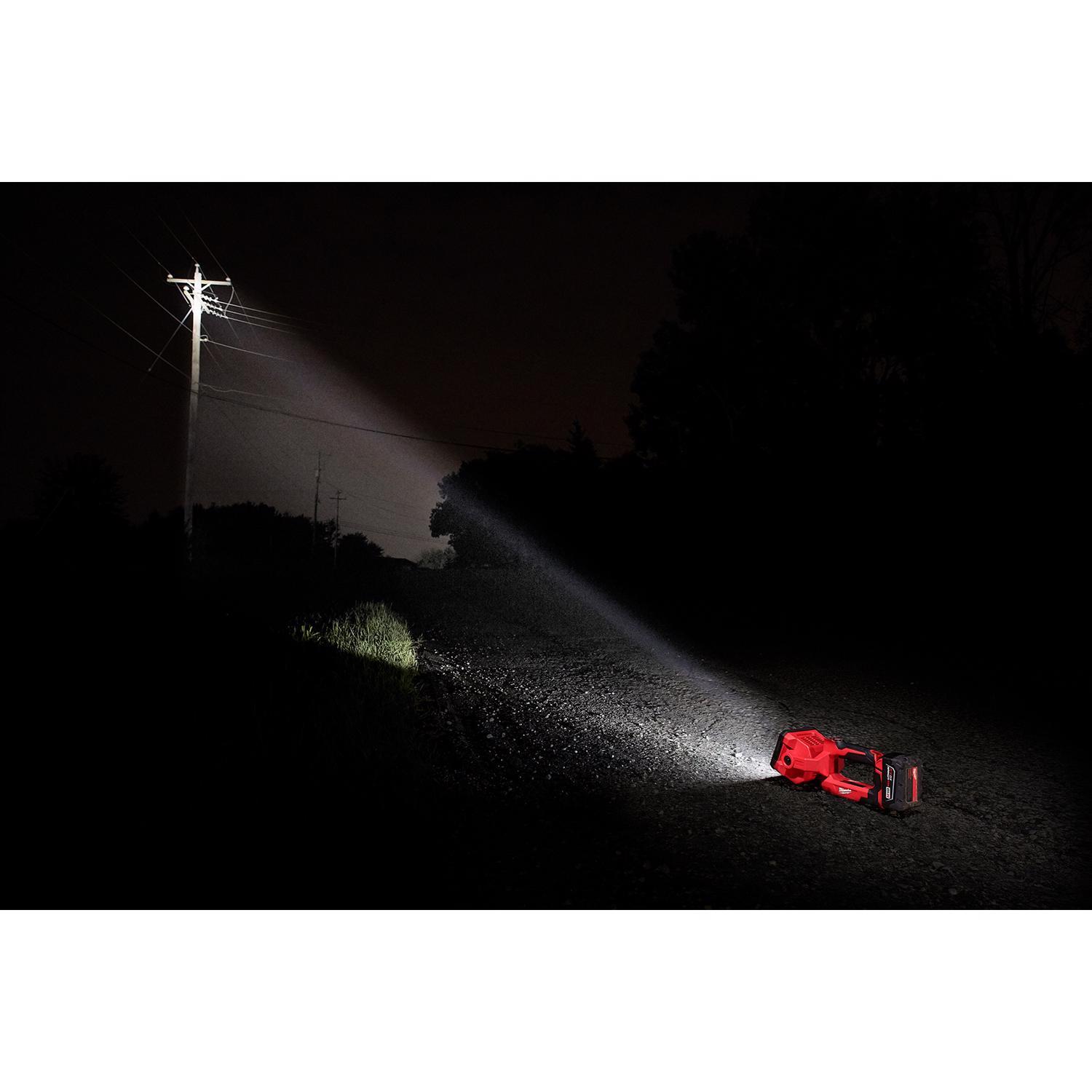 Milwaukee M18 1250 lm Red LED Search Light Ace Hardware