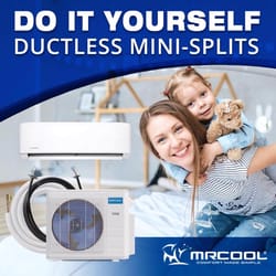 MRCOOL DIY 4th Gen Wall Mounted 18000 BTU 22 SEER Ductless Mini Split Heat Pump Air Handler