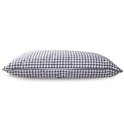 Pet Shop by Fringe Studio Multicolored Canvas Painted Gingham Pet Bed Pillow