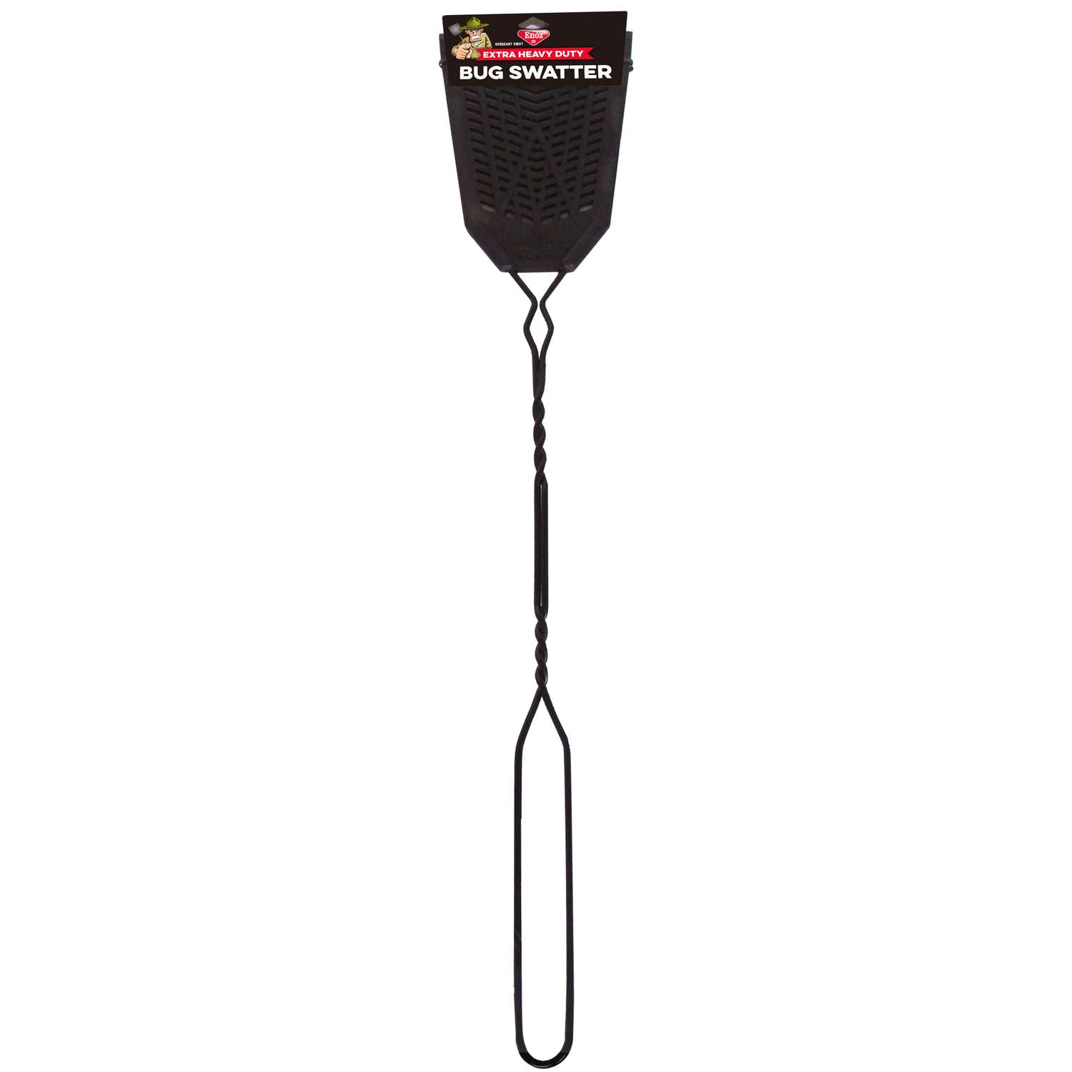 Enoz Sergeant Swat Black Plastic Fly Swatter Ace Hardware