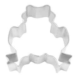 R&M International Corp 3 in. W X 3 in. L Frog Cookie Cutter Silver 1 pc