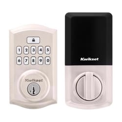 Kwikset SmartCode Satin Nickel Metal Electronic Deadbolt