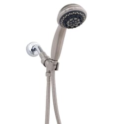 Whedon Rainbow Massage Brushed Nickel Plastic 7 settings Handheld Showerhead 2 gpm