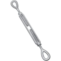 National Hardware 3/8 in. D X 6 in. L Galvanized Steel Eye and Eye Turnbuckle 1 pk