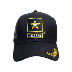 JWM U.S. Army Logo Baseball Cap Black One Size Fits All