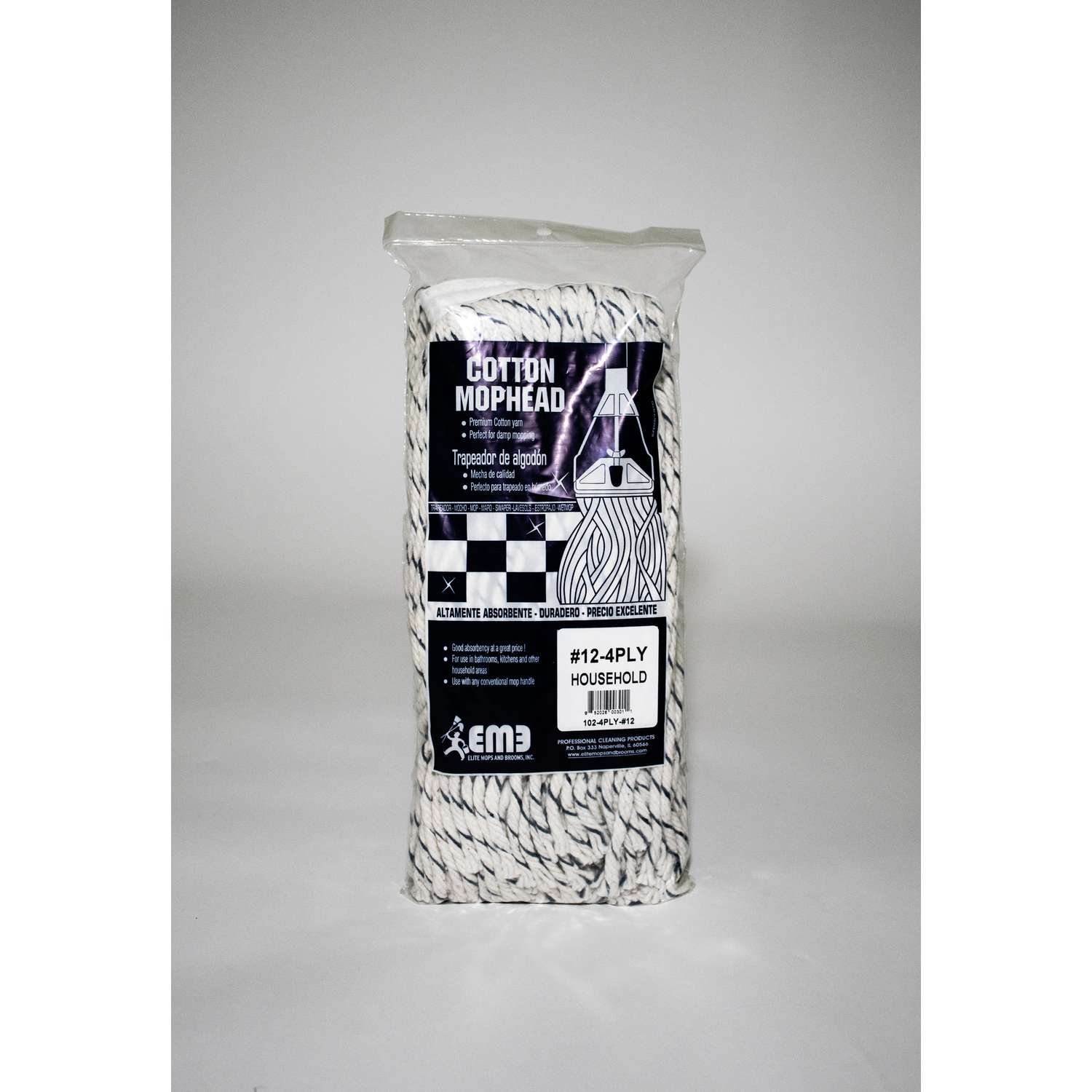 Elite Mops and Brooms 12 Cut End Cotton Mop Refill Ace Hardware