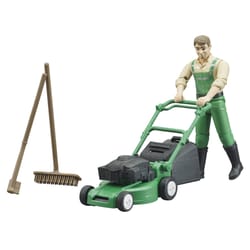 Bruder Bworld Gardener with Lawnmower Assorted