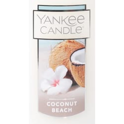 Yankee Candle White Coconut Beach Scent Pillar Candle 12 oz