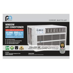 Perfect Aire 12000 BTU 230 V Window Air Conditioner w/Heat w/Remote 550 sq ft