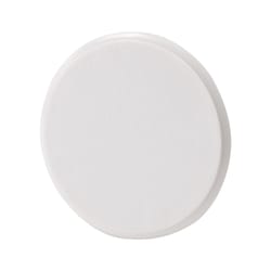 Softtouch Plastic Self Adhesive Paintable Wall Guard White Round 5 in. W X 5 in. L 1 pk