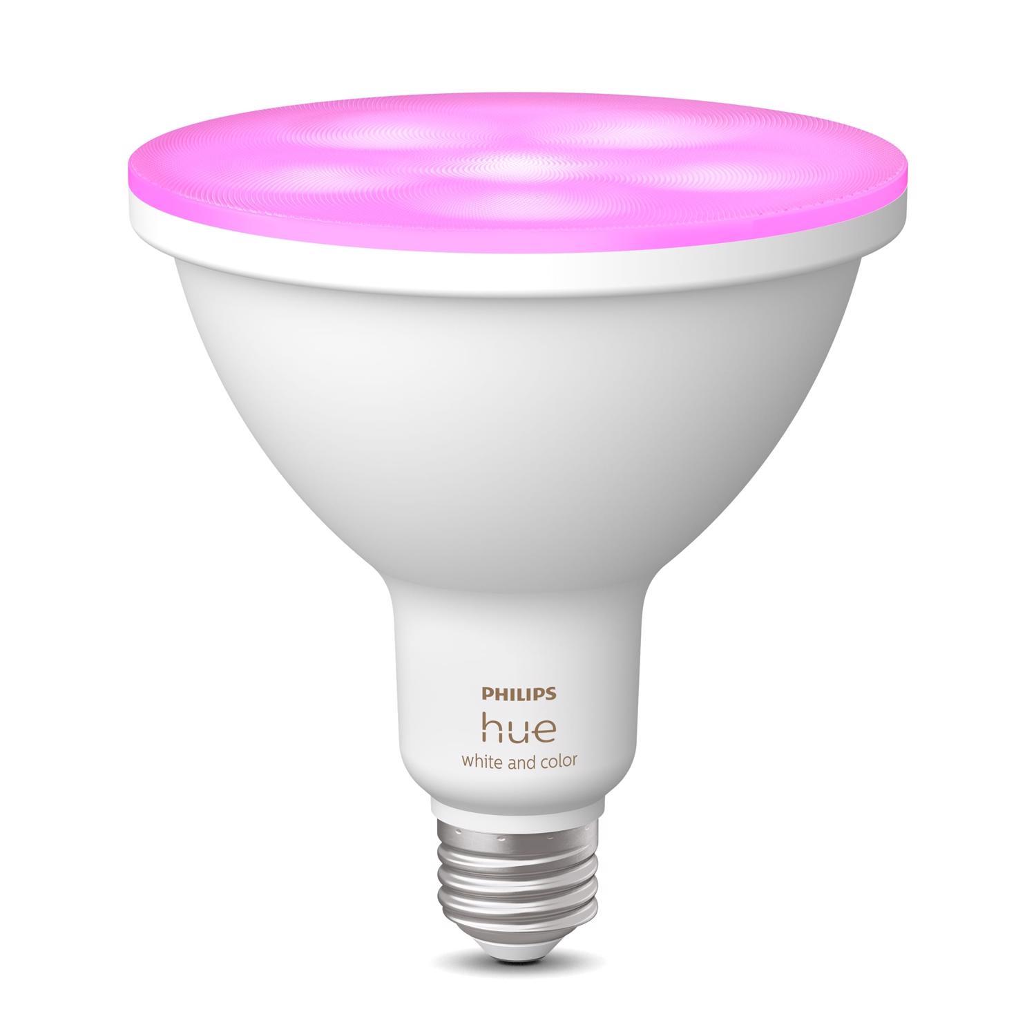 Philips Hue PAR 38 E26 (Medium) Smart-Enabled LED Bulb Color Changing 100 Watt Equivalence 1 pk Uae Electronic uaeelectronic.com