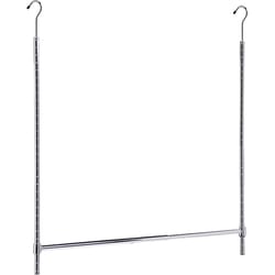 Honey Can Do 37 in. L Adjustable Chrome Metal Closet Rod