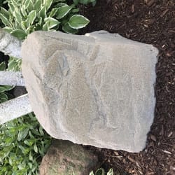 DekoRRa Products Brown Polyethylene 25 in. H X 27 in. L X 21 in. W Artificial Landscape Enclosure Ou