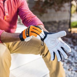 STIHL Meshback Gloves Orange/White L 1 pair