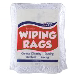 Superior Wiping Rags Wipeco Cotton Wiping Rags 18 in. W X 18 in. L 4 lb