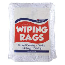 Superior Wiping Rags Wipeco Cotton Wiping Rags 18 in. W X 18 in. L 4 lb