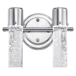 Westinghouse 2 Chrome Gray Wall Sconce