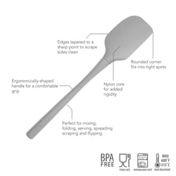 Tovolo FlexCore Oyster Gray Silicone Spatula