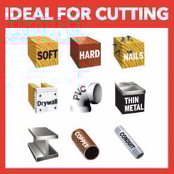 Dremel 1-1/4 in. W Bi-Metal Flush Cut Oscillating Blade Set 4 pk