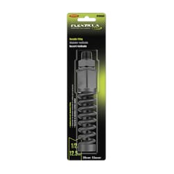 Flexzilla Anodized Aircraft Aluminum Reusable End 1/2 in. Male X 3/8 in. Male 1 pc