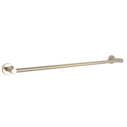 Huntington Brass Silver Towel Bar 23.6 in. L Metal