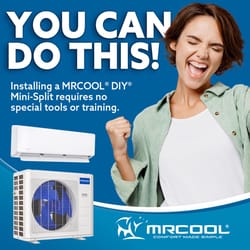 MRCOOL DIY Easy Pro 1 Zone 9000 BTU 20 SEER Ductless Mini Split Heat Pump