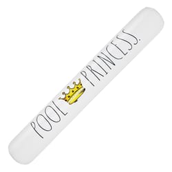 CocoNut Float Rae Dunn White Vinyl Inflatable Pool Princess Pool Noodle