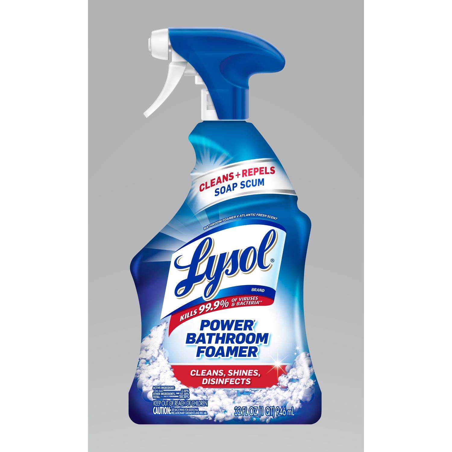 Lysol Island Breeze Scent Bathroom Tub and Tile Cleaner 32 oz Liquid