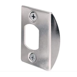 Ace Chrome Silver Steel Latch Strike 1 pk