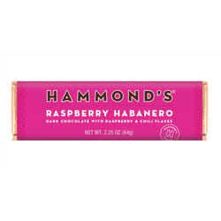 Hammond's Candies Raspberry Habanero Dark Chocolate Bar 2.25 oz