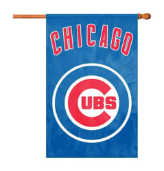 Party Animal Chicago Cubs Applique Banner Flag Nylon 1 pk