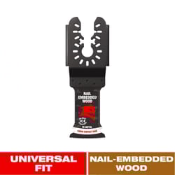Diablo 1-1/4 in. X 1-1/4 in. W Bi-Metal Oscillating Blade Nail-Embedded Wood 1 pk