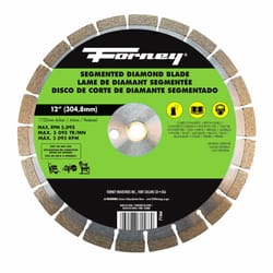 Forney 12 in. D X 1 in. High Speed Steel Diamond Saw Blade 1 pk