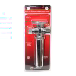 Keeney 5/8 in. CTS X 3/8 in. Compression Brass Shut-Off Valve with Water Hammer