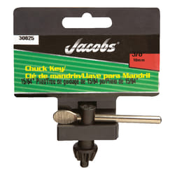 Jacobs 3/8 in. X 15/64 in. K30 Chuck Key T-Handle Steel 1 pc