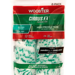 Wooster Cirrus X Yarn 4-1/2 in. W X 3/4 in. Mini Paint Roller Cover 2 pk