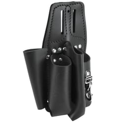 Klein Tools 3 in. W X 11 in. H Leather Tool Pouch 1 pocket Black 1 pc