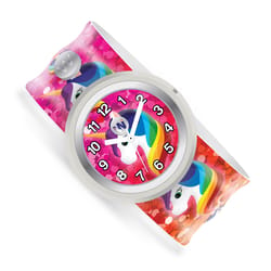 Watchitude Child's Rainbow Unicorns Multicolored Analog Watch Silicone Water Resistant One Size Fits