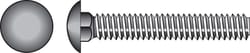 Hillman 1/4 in. X 1 in. L Hot Dipped Galvanized Steel Carriage Bolt 100 pk