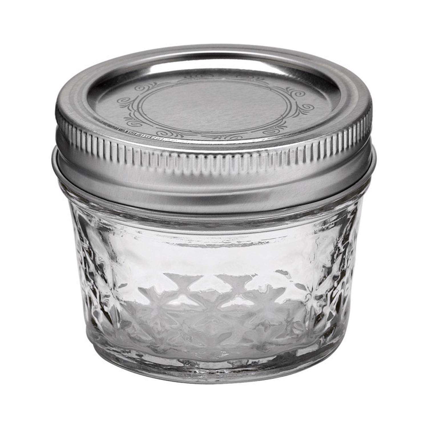 Ball Mason Jars 32 oz Bundle with Non Slip Jar Opener- Set of 4