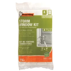 Frost King Clear Outdoor Storm Window Kit 36 in. W X 72 in. L