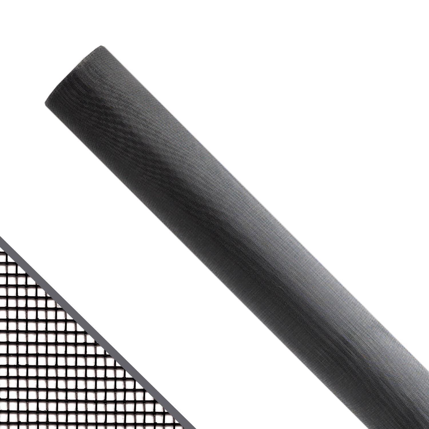 Saint-Gobain ADFORS 48 in. W X 100 ft. L Black Aluminum Insect Screen Cloth -  FCS9195-M