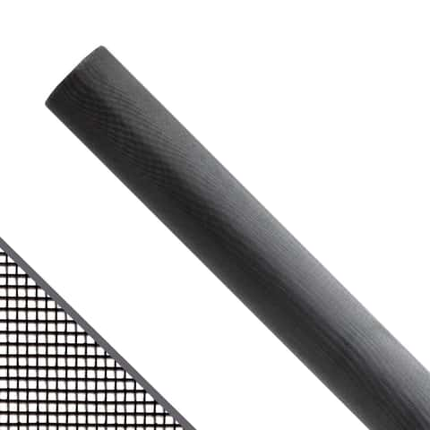 8 in. x 100 ft. Charcoal Fiberglass Vent Mesh