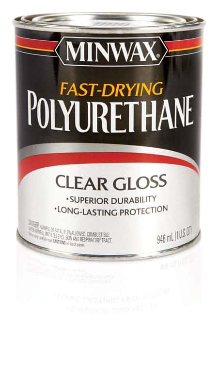 Minwax Gloss Clear Fast Drying Polyurethane 1 Qt Ace Hardware
