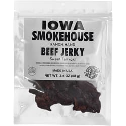 IOWA SMOKEHOUSE Sweet Teriyaki Beef Jerky 2.4 oz Packet